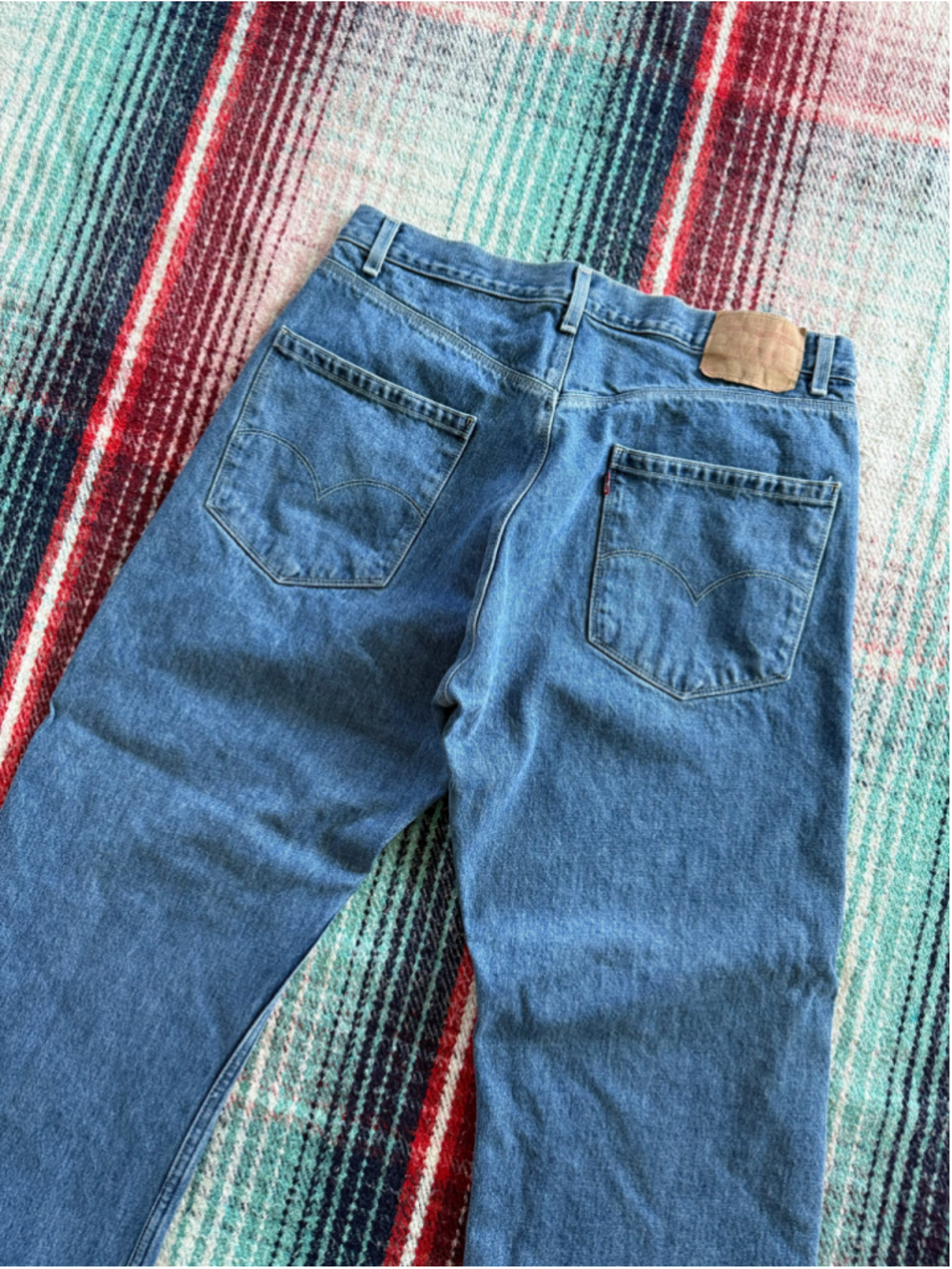 Vintage Levi’s 557 Relaxed Bootcut Medium Wash Jeans 36x34